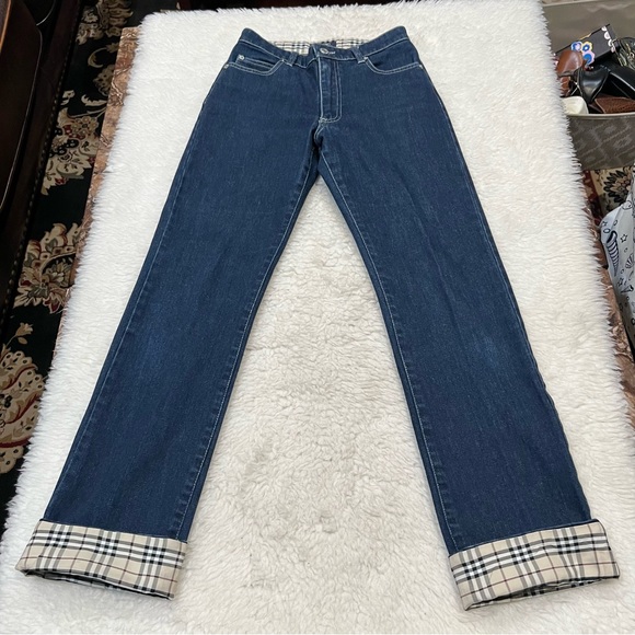 Burberry London High Waist Stretchy Jeans Size UK 6 US 25 - Picture 2 of 15